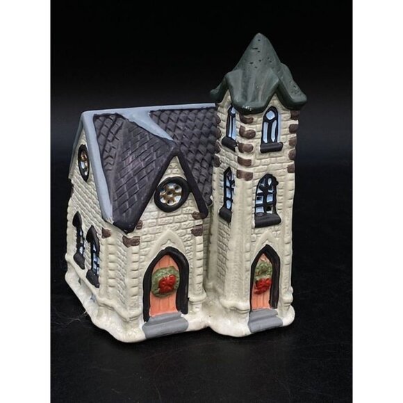 Cobblestone Corners Christmas Village Hope Community Church 2001 Vintage - Picture 1 of 11